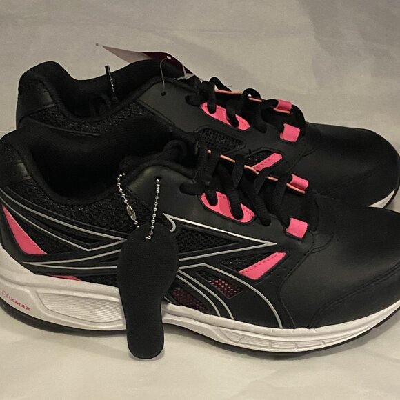 Reebok Women's Black DMX Max Stride RS 2.0 Shoes Size 8 us AQ9039 - Picture 2 of 5